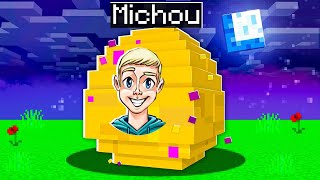 MICHOU Devient Un BLOCK Dans MINECRAFT [upl. by Flowers]