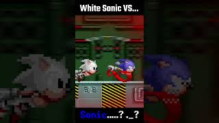 White Sonic VS Sonic  sonic loquendo sonicthehedgehog [upl. by Elleiram]