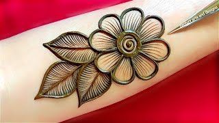 New stylish front hand mehndi design  easy mehndi design  mehndi ka design  mehndi design mehndi [upl. by Ikaz378]