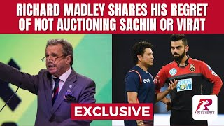 IPL Auctioneer Richard Madley’s Biggest Regret Missing the Chance to Auction Sachin amp Virat [upl. by Yuhas597]