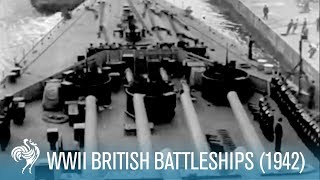 New British Battleships World War II 1942  British Pathé [upl. by Umeh646]