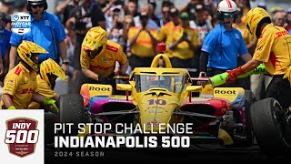 Highlights  2024 Indy 500 Pit Stop Challenge at Indianapolis Motor Speedway  INDYCAR [upl. by Sherwin38]