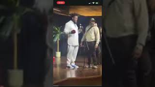 Shocking Moment Woman Rushes Dr Umar Johnson MidSpeech Security Steps In [upl. by Warfield]