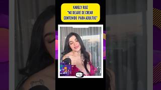 Karely Ruiz quotNo dejaré de crear contenido para adultosquot pese a la llegada de su bebé [upl. by Raybourne87]