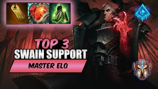 Wild Rift Swain support TOP 3  S14 rank game  build [upl. by Lewak]