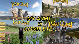 Every Playable WolfQuest Version [upl. by Nevart]