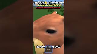 STUPID CHICKEN capybaramemes capybaralove capybara funny roblox [upl. by Aicnorev166]