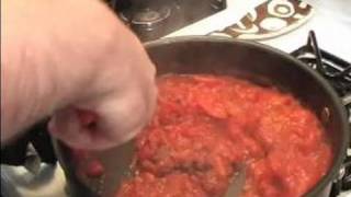 Baked Cannelloni Recipe  Finishing Tomato Sauce for Cannelloni [upl. by Kcinom59]