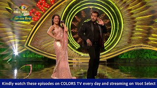 BB 15 Promo Salman Khan and Shehnaaz Gill dance on her song Tuada Kutta Tommy Sada Kutta Kutta [upl. by Obe]