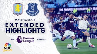 Aston Villa v Everton  PREMIER LEAGUE HIGHLIGHTS  9142024  NBC Sports [upl. by Nyram336]