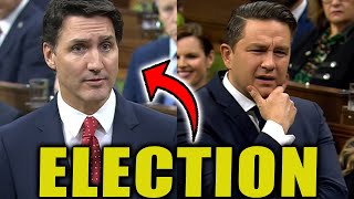 🔴 Pierre Poilievre Calls ELECTION AGAINST Justin Trudeau Question Period  Sept 25 2024 [upl. by Ilahtan]