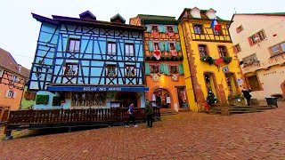 Riquewihr Christmas Market  One of the Most Beautiful Villages in France [upl. by Dafna]