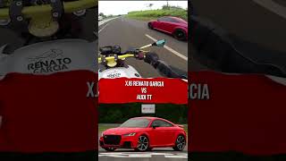 XJ6 vs Audi TT renatogarcia xj6 motorcycle auditt [upl. by Hazmah226]