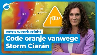 Storm Ciarán komt eraan dit kunnen we verwachten  Weerbericht Weerplaza [upl. by Davie]