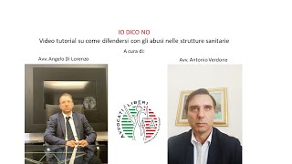 Tutorial Parte 1 Diffida IO DICO NO a cura degli Avvti Antonio Verdone e Angelo Di Lorenzo di ALI [upl. by Amora]