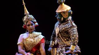 Ramayana from Cambodia Hanuman meets Sita [upl. by Nahshunn]