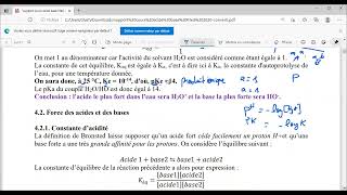 chimie cour acides bases 1 [upl. by Rebliw]