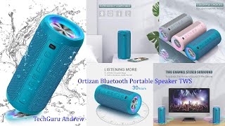 Ortizan X10 Portable Bluetooth Speaker 24W TWS REVIEW [upl. by Montanez]