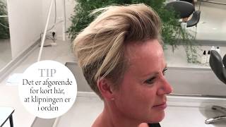 TUTORIAL  3 styling tips til kort hår  GunBritt x IN [upl. by Reginauld]