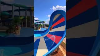 Dropping 45 degrees into the mouth of a mega wave at Splashway water park shorts [upl. by Everett]