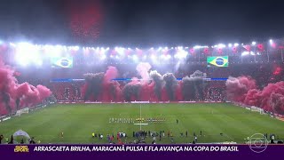 GLOBO ESPORTE RJ  FLAMENGO 2 X 0 ATLETICOMG  COPA DO BRASIL 2022 [upl. by Arahsit]