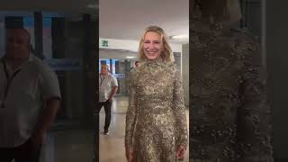 Cate Blanchett Arrives at San Sebastián Film Festival for Donostia Award [upl. by Somerset]