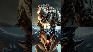 ROBOTREX vs PREDATORS animals jurassicworld hulk dragon huntersduel [upl. by Drusie]