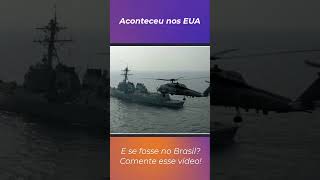 CMT de navio de guerra erra mira de fuzil e é rebaixado e se fosse no Brasil [upl. by Euqinay]