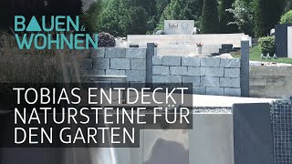 Garten Gartengestaltung mit Natursteinen  vom Bodenbelag bis zur Natursteinmauer [upl. by Pasahow]