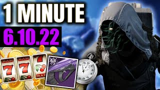 WEIRD Xur Glitch  Weapon Roll Constantly Changing Xur in 1 MINUTE 61022  Destiny 2 [upl. by Schatz285]