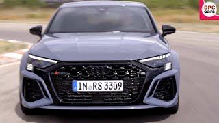 2022 Audi RS3 Sportback in Kemora Grey Launch Control and Exhaust Sound [upl. by Ameline223]