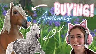 BUYING NEW ARDENNES horses in Star Stable And doing Path of Terra sso✨🐴🌱 [upl. by Seek]