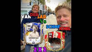 VAN DER SAR Vs SCHEMICHEL 😬🔥 eafc24 fifamobile fifa fifa23 eafc shorts [upl. by Zelikow]