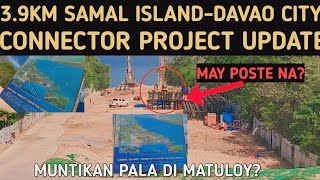 DAVAOSAMAL BRIDGE UPDATE 2024  SAMAL ISLAND AND DAVAO CITY CONNECTOR BRIDGE PROJECT prrd duterte [upl. by Anilrahc]