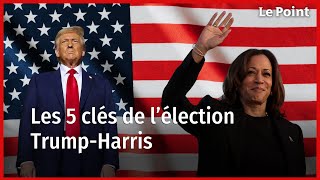 Présidentielle américaine  les 5 clés de lélection TrumpHarris [upl. by Macilroy]