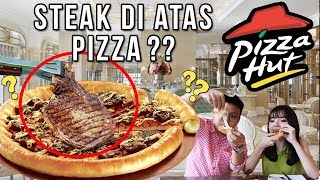 Pizza Paling Mewah Di PIZZA HUT  Pakai Daging Asli [upl. by Weinstock355]