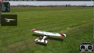 How to fly 4 channel RC airplane [upl. by Htezil]