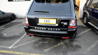 Range Rover TDV8 CKS Sport Exhaust Rear Silencers [upl. by Imyaj946]