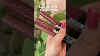 Lakme Forever Matte Liquid Lip Color Lip swatches  like youtube comment viral review lakme [upl. by Taam927]