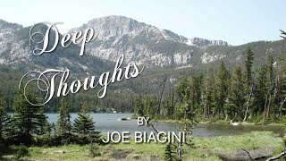 Deep Thoughts by Joe Biagini Skipping and whistling [upl. by Nomolas]