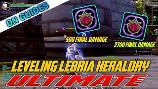 How To Level Up Your Lebria Heraldry Ultimate In Dragon Nest SEA [upl. by Asirret]