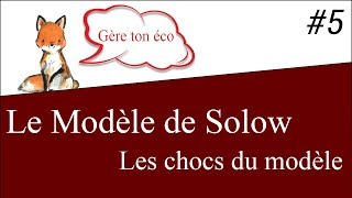 Macroéconomie  Les chocs du modèle de Solow 5 [upl. by Stanislaw]