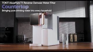 TOKIT AkuaPure T1 RO System Countertop Water Filter [upl. by Ainniz]