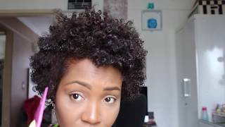 DEFINIÇÃO E VOLUME CABELO TIPO 4 CURTO [upl. by Kristan]