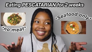 I tried a PESCATARIAN DIET for 2 weeksWhat I ate [upl. by Gerty]