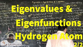 L322 Eigenvalues and eigenfunctions of the angular momentum operator [upl. by Isnyl]