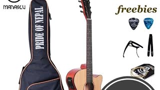 manaslu Atal semi Acoustic guitarReview Manaslu guitar 🎸guitar [upl. by Cottrell]