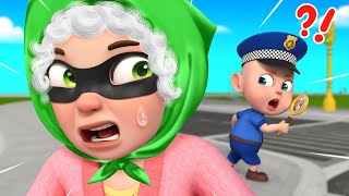 Beware of Strangers  Police Officer Song  Police Cartoon  Nursery Rhymes amp Kids Song [upl. by Bina]