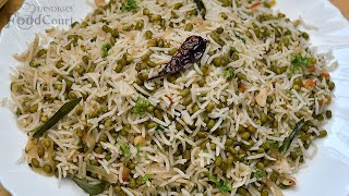 Green Gram Rice Healthy Lunch Recipe Moong Dal Rice [upl. by Avlem]