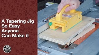 A Tapering Jig So Easy Anyone Can Make it [upl. by Noak252]